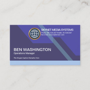 Futuristic Dynamic Colorful Stunning Technology Visitenkarte