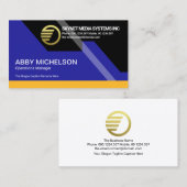 Futuristic Dynamic Colorful Stunning Webmaster Visitenkarte (Vorne/Hinten)