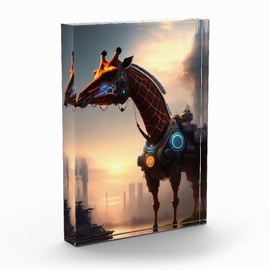 Futuristic Giraffe Robot, Fotoblock (Links)