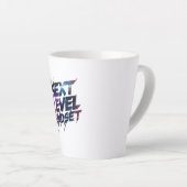 Futuristic Glitch Typography for Success Milchtasse (Rechte Ecke)