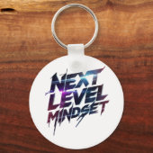 Futuristic Glitch Typography for Success Schlüsselanhänger (Rückseite)