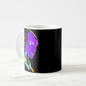 Futuristic Graphic Design Robot 1 Kaffeetasse (Vorderseite Links)