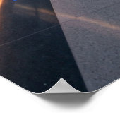 Futuristic High-Speed Train Station Poster (Ecke)