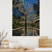 Futuristic Indoor Garden Light Trees Poster (Küche)