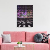 Futuristic Lights Leinwanddruck (Insitu (Wohnzimmer))
