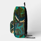 Futuristic Marshlands Bedruckter Rucksack (Rechts)