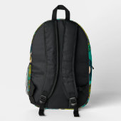 Futuristic Marshlands Bedruckter Rucksack (Rückseite)