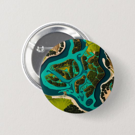 Futuristic Marshlands Button (Vorne & Hinten)