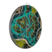 Futuristic Marshlands Dartscheibe (Vorderseite Links)