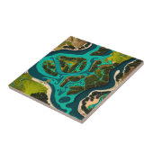 Futuristic Marshlands Fliese (Seite)