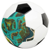 Futuristic Marshlands Fußball (Dreiviertel)