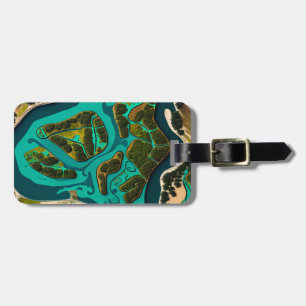 Futuristic Marshlands Gepäckanhänger