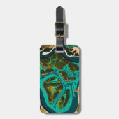 Futuristic Marshlands Gepäckanhänger (Vorderseite vertikal)