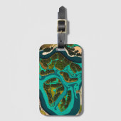 Futuristic Marshlands Gepäckanhänger (Vorderseite Vertikal)