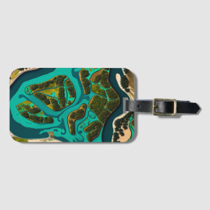 Futuristic Marshlands Gepäckanhänger