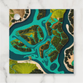Futuristic Marshlands Geschenkanhänger (Vorderseite)