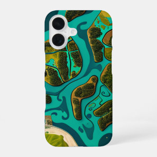 Futuristic Marshlands iPhone 16 Hülle