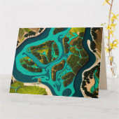 Futuristic Marshlands Karte (Gelbe Blume)