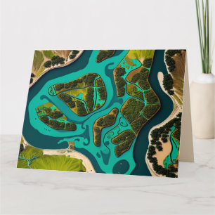 Futuristic Marshlands Karte