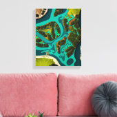 Futuristic Marshlands Leinwanddruck (Insitu (Wohnzimmer))