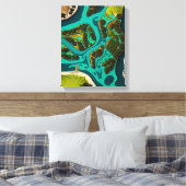 Futuristic Marshlands Leinwanddruck (Insitu (Schlafzimmer))