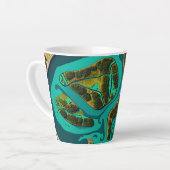 Futuristic Marshlands Milchtasse (Linke Ecke)