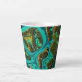 Futuristic Marshlands Milchtasse (Vorderseite)