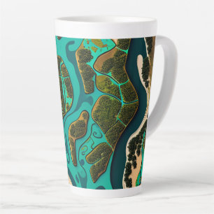 Futuristic Marshlands Milchtasse