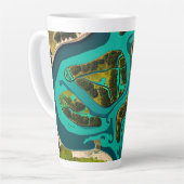 Futuristic Marshlands Milchtasse (Linke Ecke)