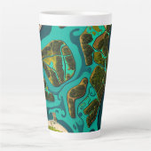 Futuristic Marshlands Milchtasse (Vorderseite)