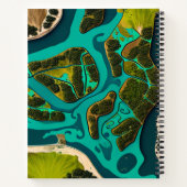 Futuristic Marshlands Notizblock (Rückseite)