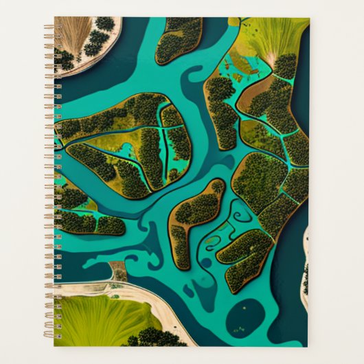 Futuristic Marshlands Planer (Vorderseite)