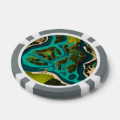 Futuristic Marshlands Pokerchips (Einzeln)