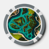 Futuristic Marshlands Pokerchips (Rückseite)