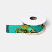 Futuristic Marshlands Satinband (Spule)