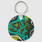 Futuristic Marshlands Schlüsselanhänger (Rückseite)