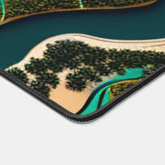 Futuristic Marshlands Schreibtischunterlage (Ecke)