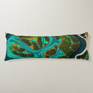 Futuristic Marshlands Seitenschläferkissen