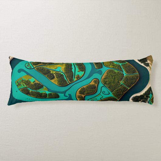Futuristic Marshlands Seitenschläferkissen (Vorderseite)