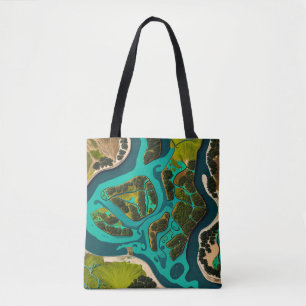 Futuristic Marshlands Tasche