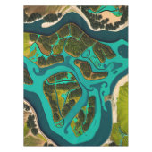 Futuristic Marshlands Tischdecke (Vorderseite)