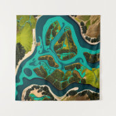 Futuristic Marshlands Wandteppich (Vorderseite (Horizontal))