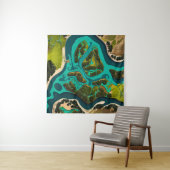 Futuristic Marshlands Wandteppich (Beispiel (Horizontal))