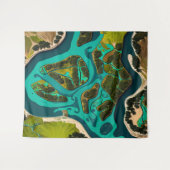 Futuristic Marshlands Wandteppich (Vorderseite (Horizontal))