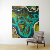 Futuristic Marshlands Wandteppich (Beispiel)