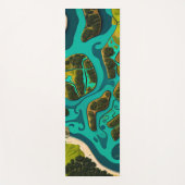 Futuristic Marshlands Yogamatte (Vorderseite)