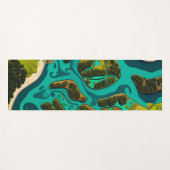 Futuristic Marshlands Yogamatte (Vorderseite (Horizontal))