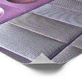 Futuristic Metro, Prague Poster (Ecke)