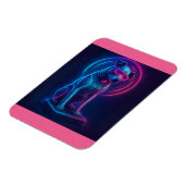 Futuristic Nipper RCA Victor Dog Magnet (Linke Seite)