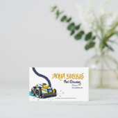 Futuristic Pool Clearing Robot Visitenkarte (Stehend Vorderseite)